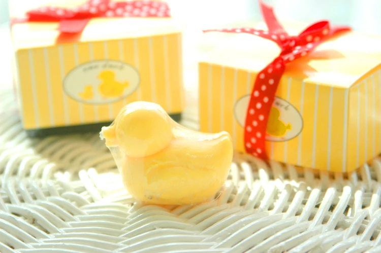 Yellow Duck Soap In Gift Box Wedding Baby Shower Party Favor Children Kids Guest Presents Souvenirs | Дом и сад