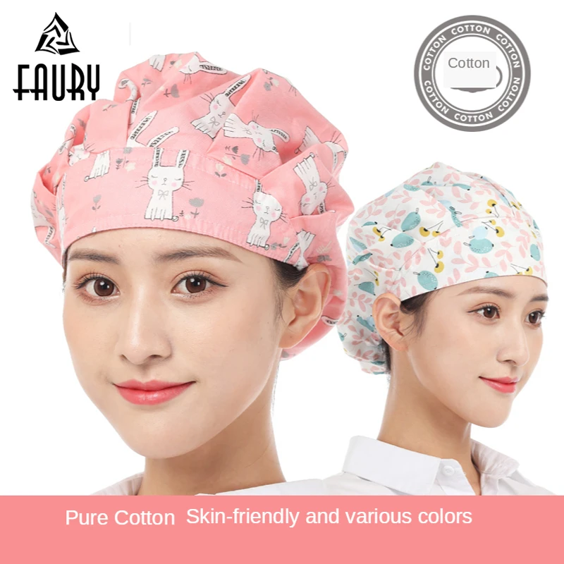 

Высококачественная Кепка шеф-повара, пылезащитная Кепка из чистого хлопка, рабочая шляпа официантки, ресторанные Работники отеля, кепка дл...