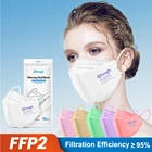 Elough маска для взрослых KN95 Mascarilla FFP2 одобренная CE черная маска для лица многоразовый фильтр Корея маска для рыбы FPP2 KN95 защитная маска FFPP2