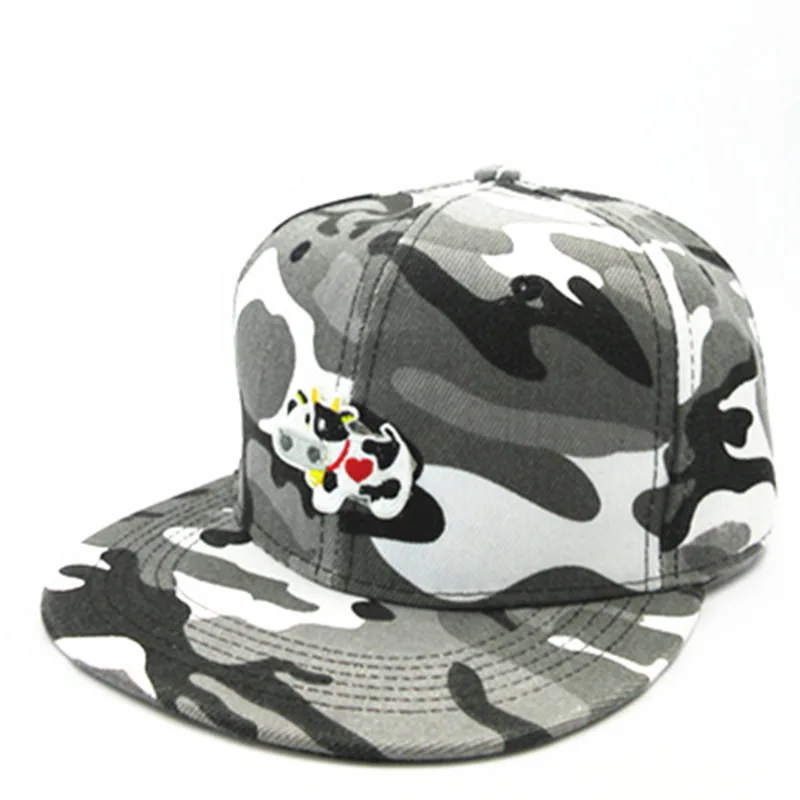 2019 хлопковая бейсболка с вышивкой в виде коровы и животного Кепка стиле хип-хоп