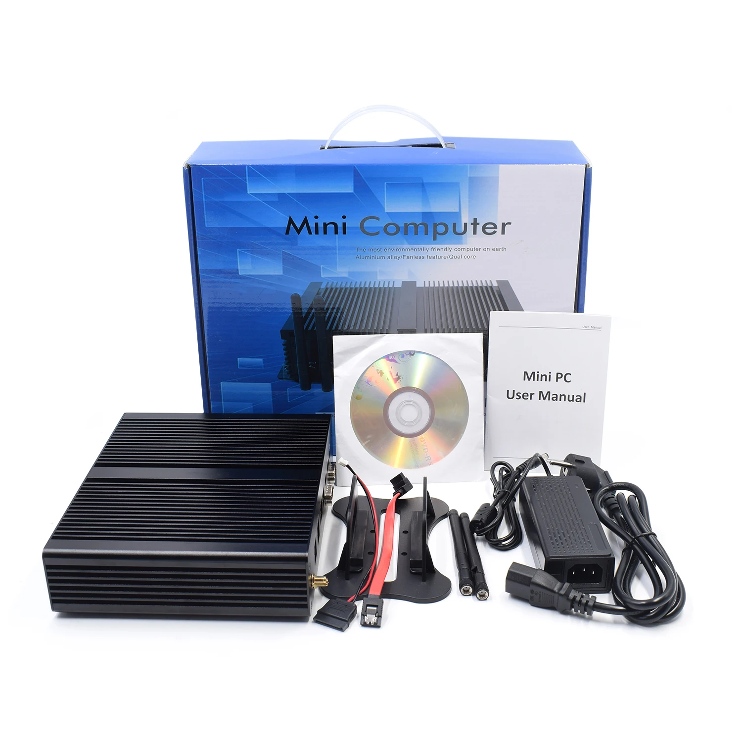 Мини ПК HYSTOU без вентилятора с Intel Core i7 5500u i5 5200u i3 5005u настольный компьютер двойной
