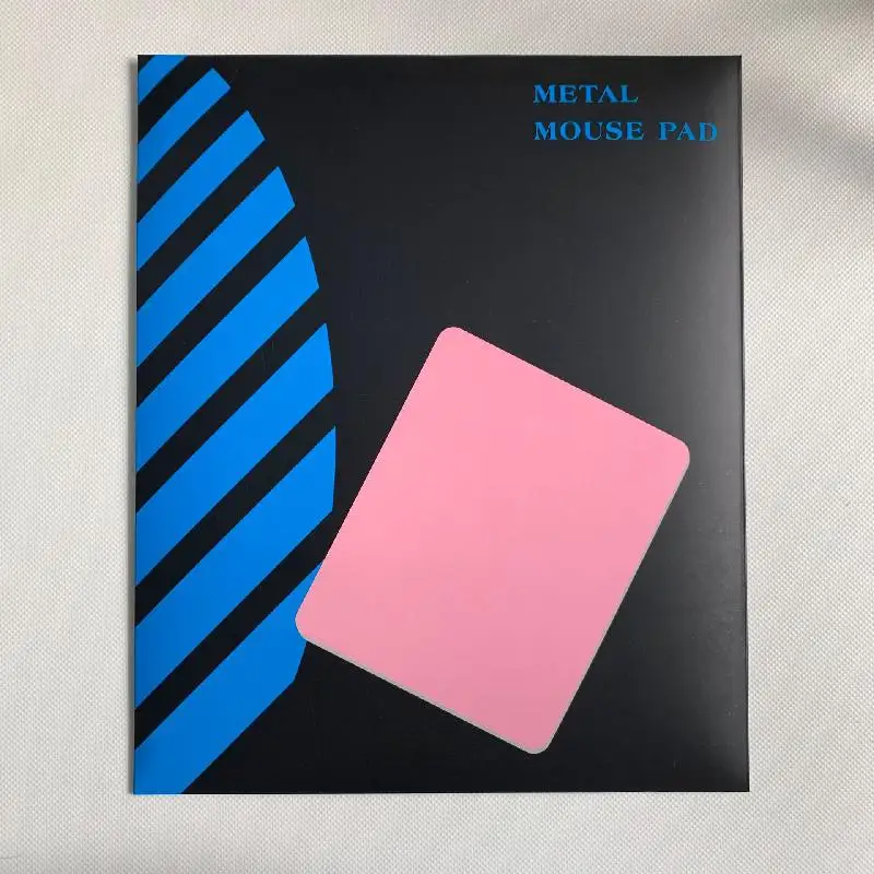 

Desk pad aluminum alloy computer mouse pad advertising gifts Office supplies double-sided metal mouse pad anti-slip pad