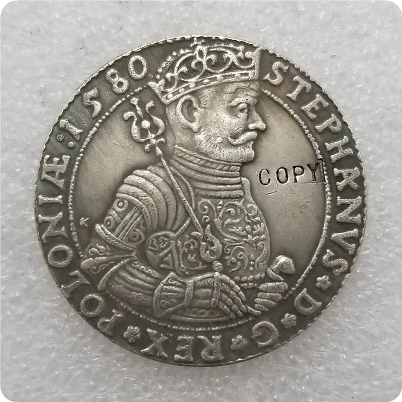 Польша: Литва талар Стефан батарейка 1580 копия юбилейных монет искусственные