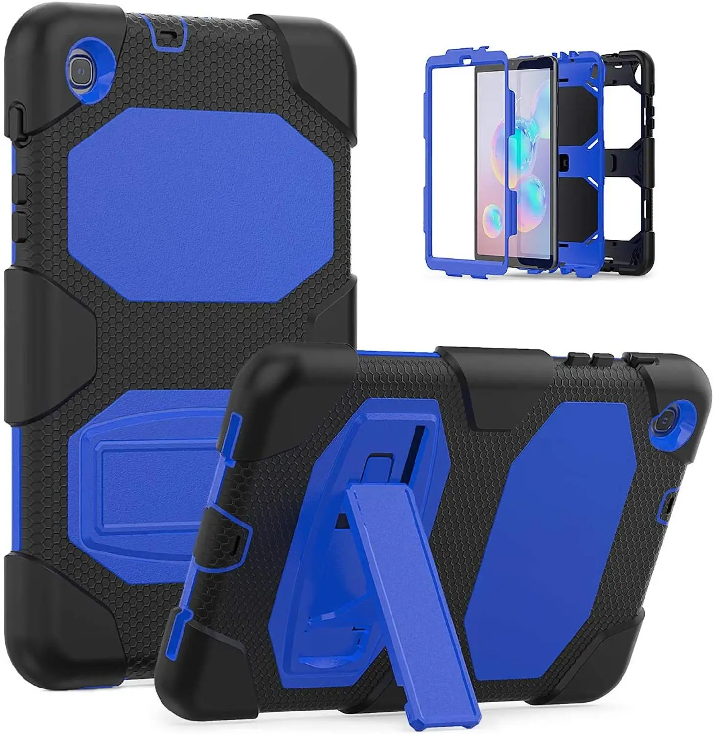 For Samsung Galaxy Tab A 8.4 Case SM-T307 2020, Bingcok Heavy Duty Rugged Full-Body Hybrid Shockproof Drop Protection Cover