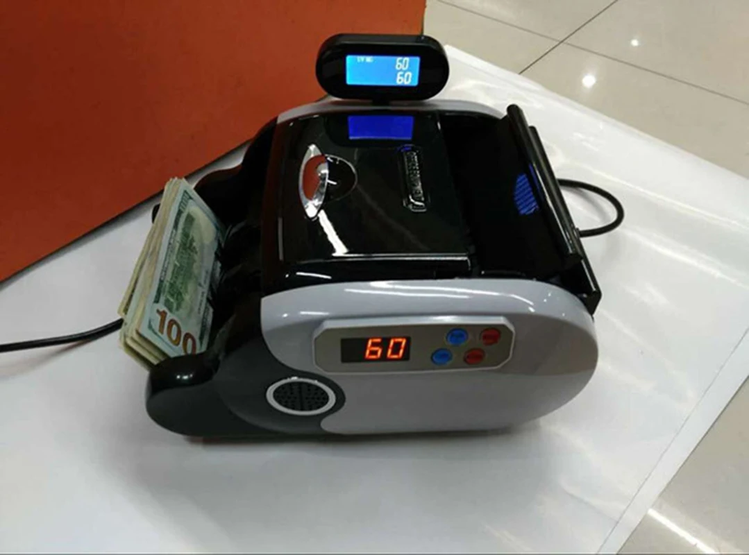

UV MG Money Currency Cash Counting Machine Portable Bill Cash Banknote Multi-national currency Counter Money