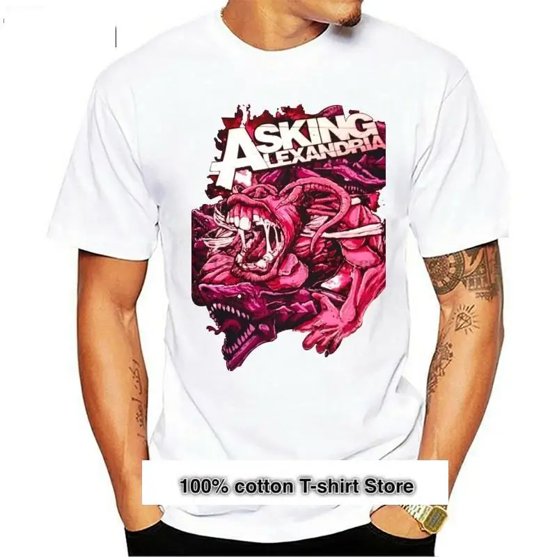 

Camiseta de манга corta para hombre, Camisa de algodón с cuello redondo, talla grande, Undertale, спрашивая Александрию, de verano
