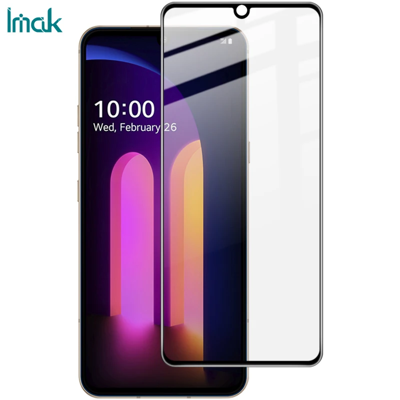 Противоударная полноэкранная Защитная пленка для LG V60 ThinQ закалённое стекло IMAK с
