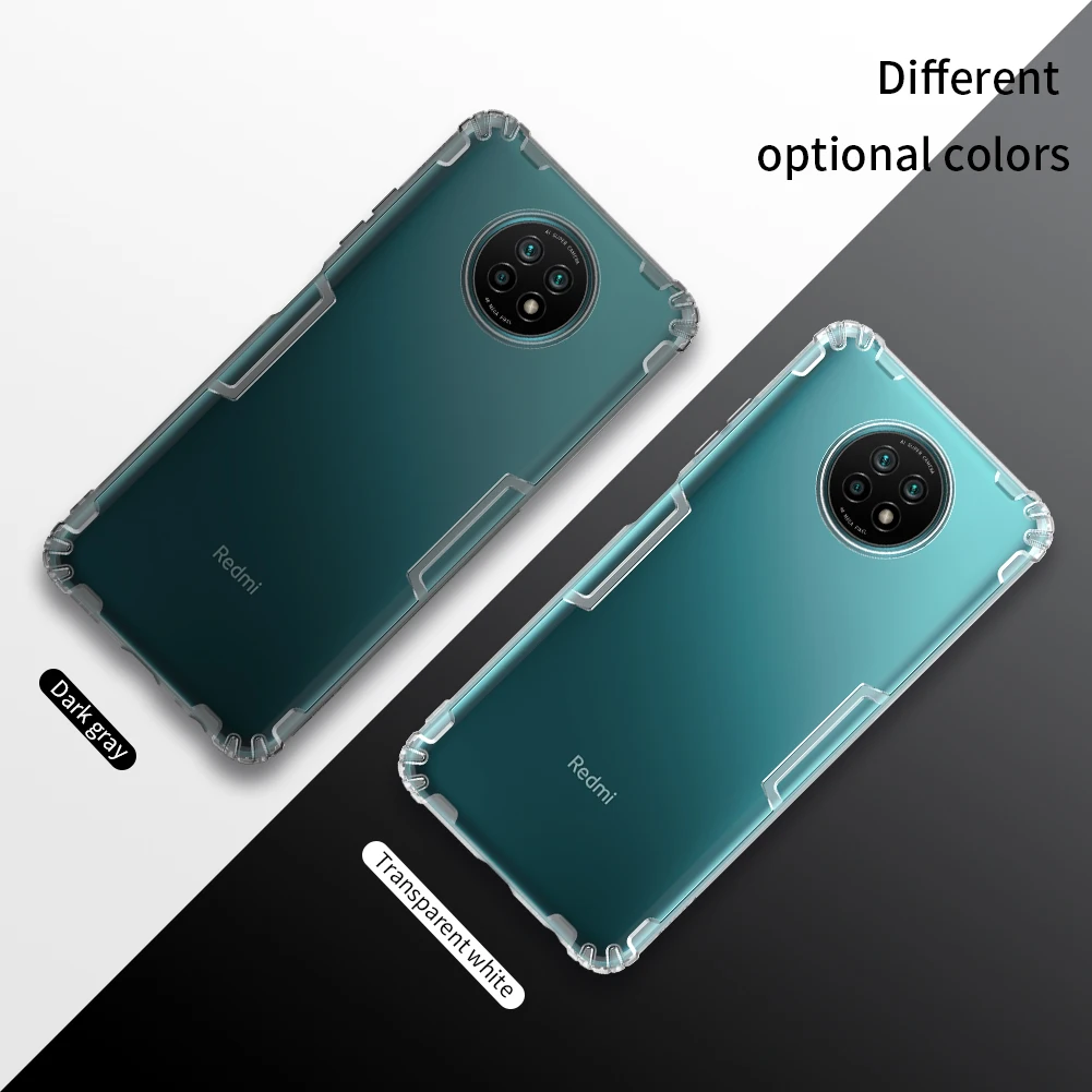 

for Xiaomi POCO X3 NFC Mi Note 10 Lite 10T Pro 5G Case Nillkin Clear Soft Silicone TPU Cover on Redmi Note 9T 9 Pro Max 9s 8 7