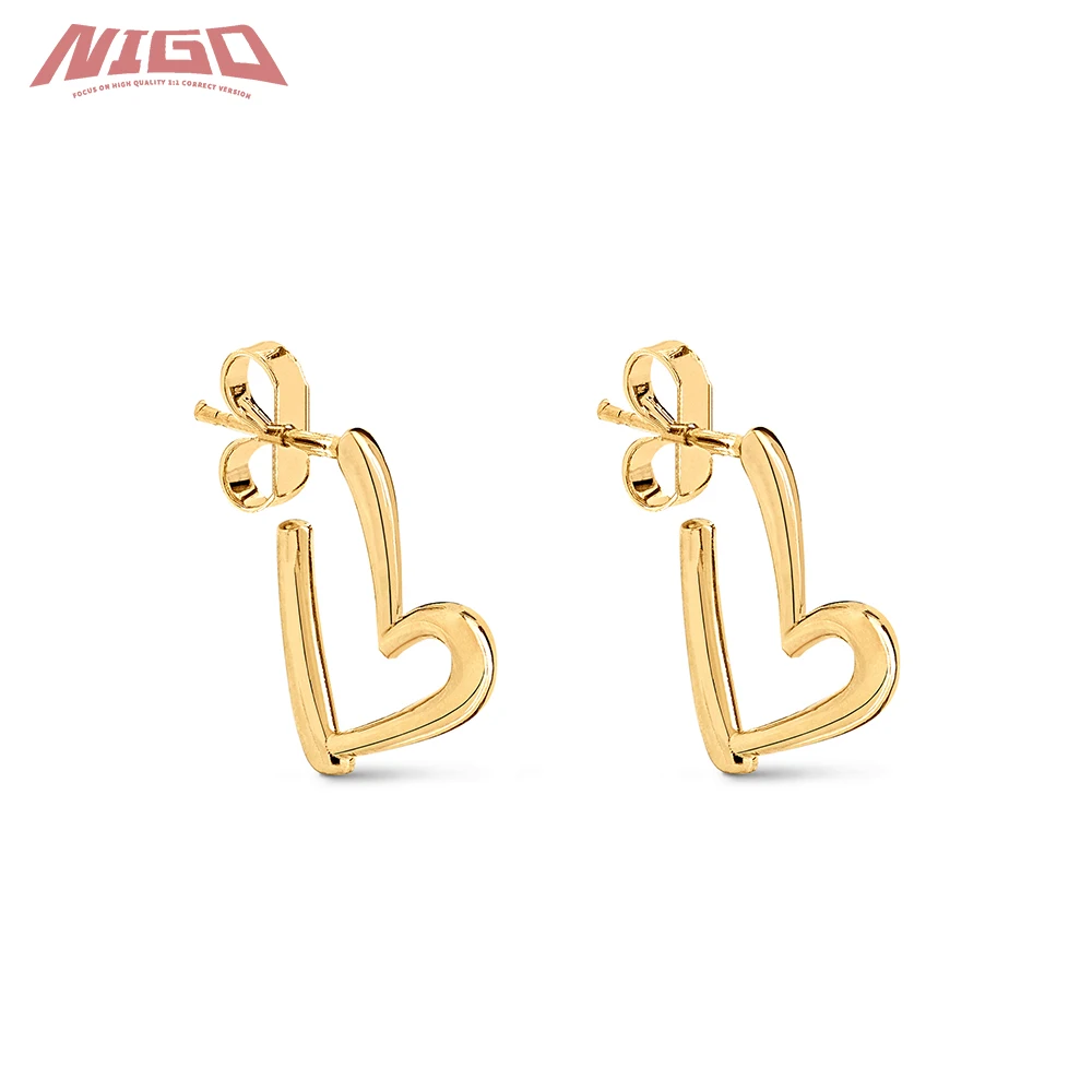 

Серьги NIGO Ms 21ss в форме сердца-ювелирные изделия # nigo59823