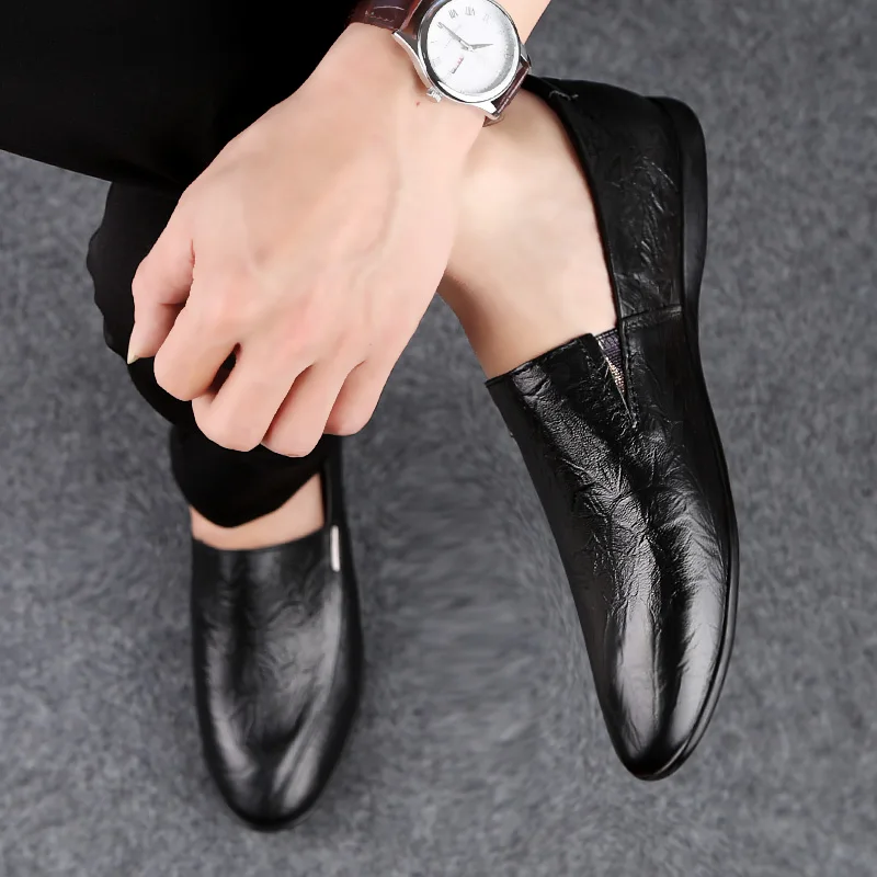 

causalhot sapatos mens black informales man fashion men zapatos de casuales men's shoe flat male para hombre shoes sapato