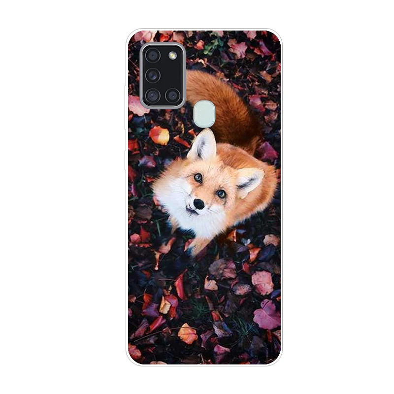 Чехол для Samsung A21S чехол телефона силиконовый мягкий из ТПУ Galaxy A 21 S A21 Fundas