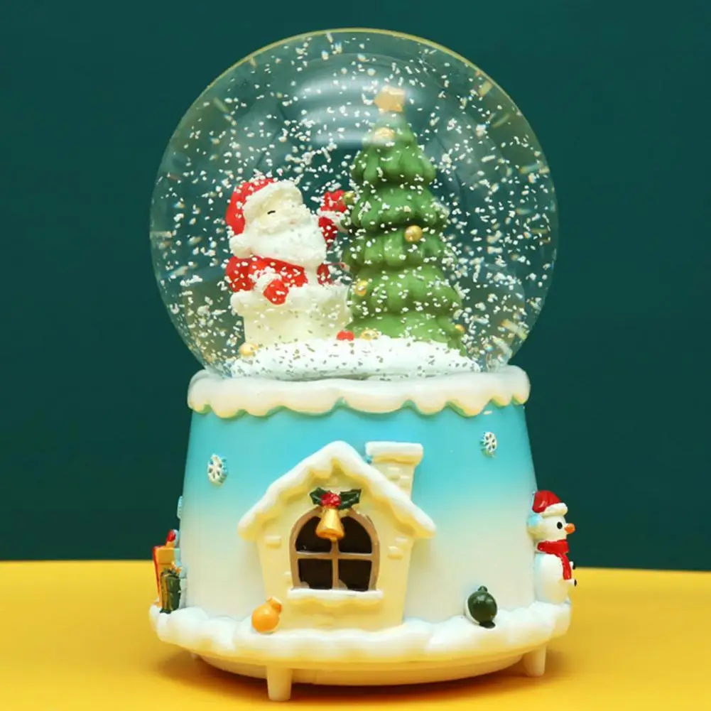 

Светящиеся ремесла миниатюрные 3D Мультяшные рождественские музыкальные шкатулки орнамент подарок для девочки