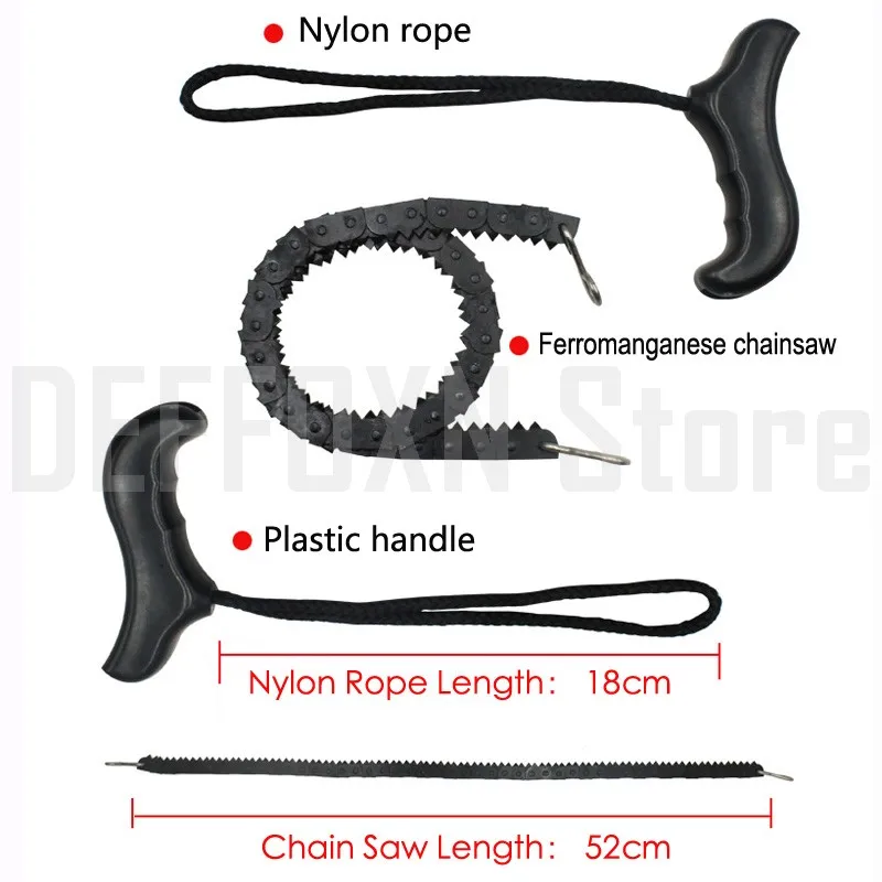 Портативная цепная пила 50 шт./лот | Безопасность и защита