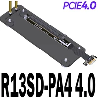 riser pci express 4 0 pcie gen4 x1 to x16 mining rtx 3090 graphics card extension cable pci e 1x 16x power line baseboardholder