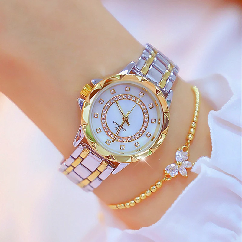 BS 2022 New Luxury Watch Women Watches Ladies Creative Steel Women's Bracelet Watches Ladies Waterproof Clock Relogio Feminino