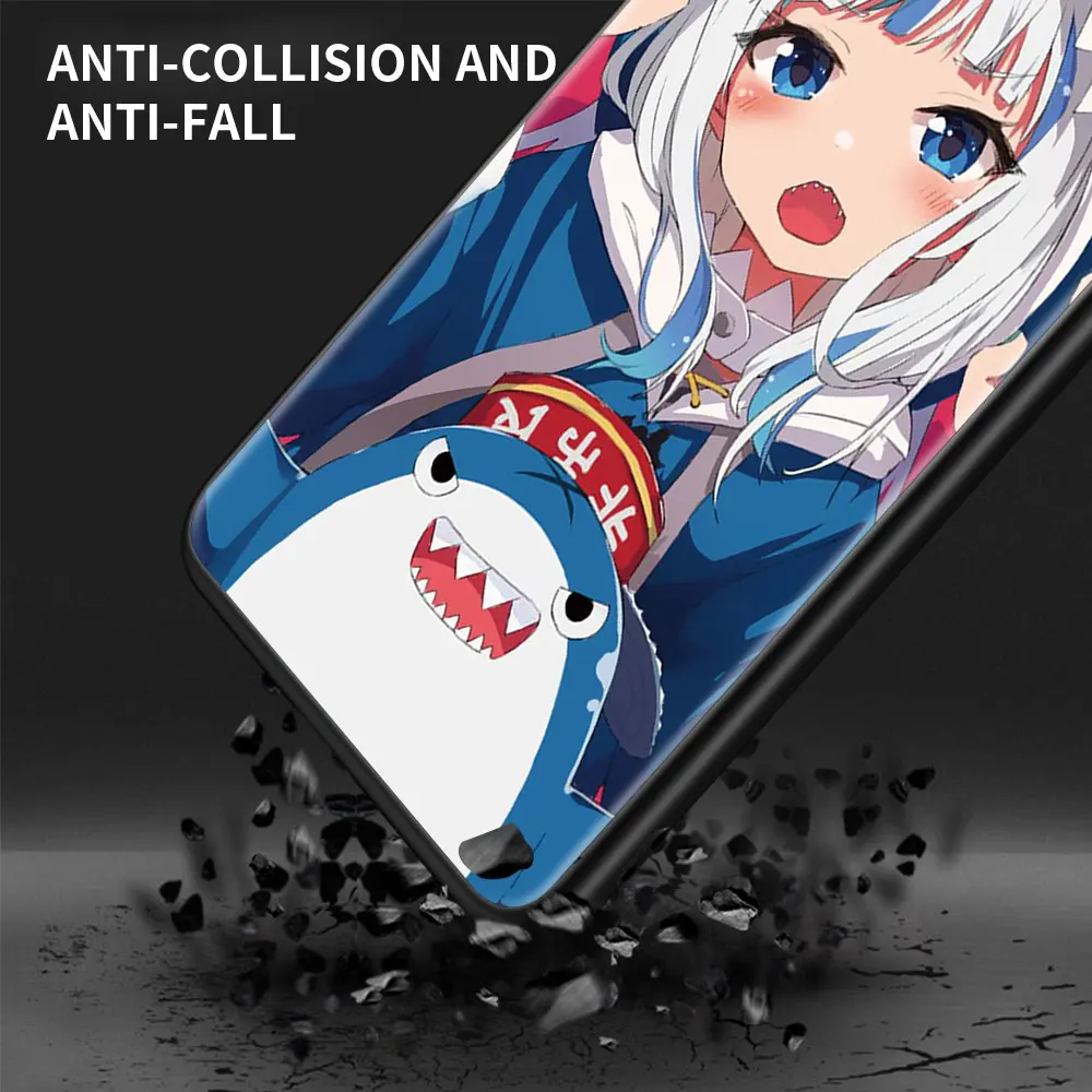 

Gawr Gura Hololive Anime Phone Shell For Samsung Galaxy A51 A71 A21s A12 A31 A41 A32 A02s A11 A72 A52 A42 5G A21 EU Soft Case