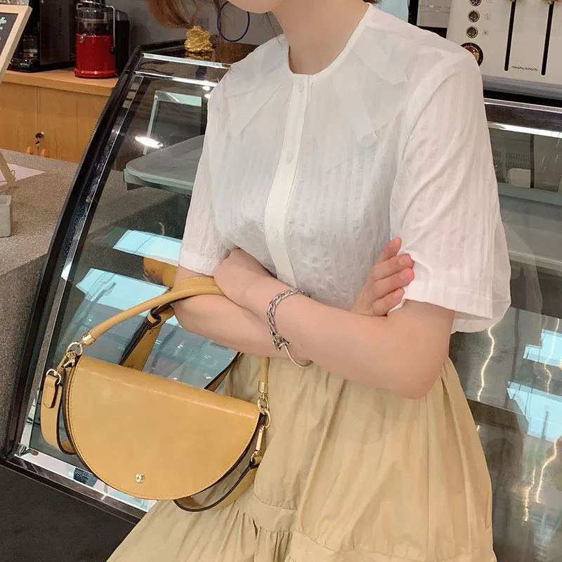 

Summer Women Blouses Retro O Neck Neckline Mesh Lace Party Cotton Linen Tops Loose Casual Shirt Plus Size
