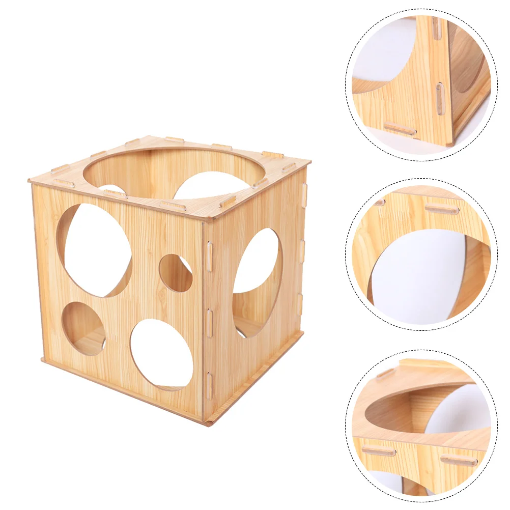 

Wood Balloon Sizer Cube Template Box Collapsible Box Measurement Tool Equipment