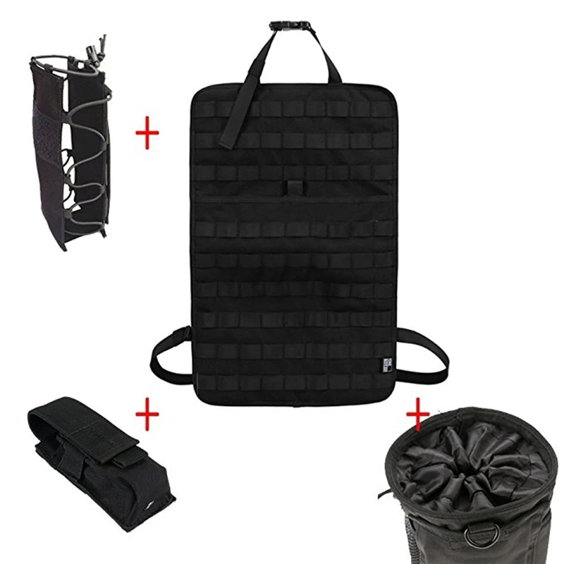 

Tactical Molle Car Back Seat Organizer Accessories Army Molle Pouch Storage Bag Car Seat Back Organizer Seat Cover Protector
