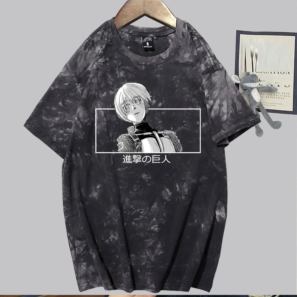 

Футболка мужская в стиле хип-хоп с японским аниме «атака на Титанов», майка Mikasa Ackerman