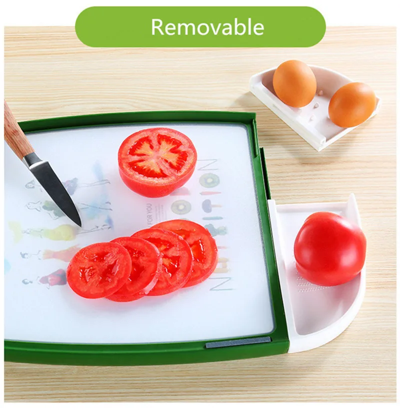 

2020 Cutting Board Doublesided M,ultifunctional Kitchen solid Wood panel Cutting board Plastic board Fruit Board Household Kitch