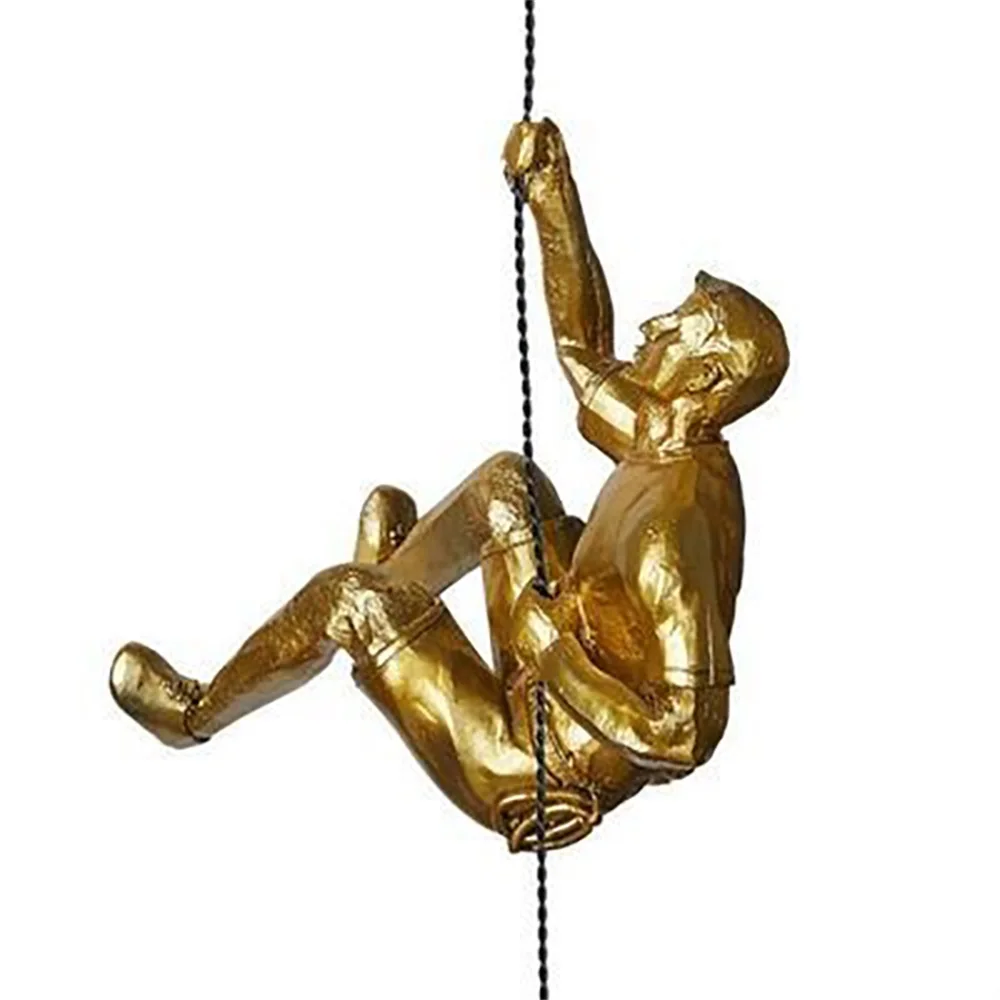 Креативные фигурки скалолазания скульптура настенные украшения ретро Статуя из