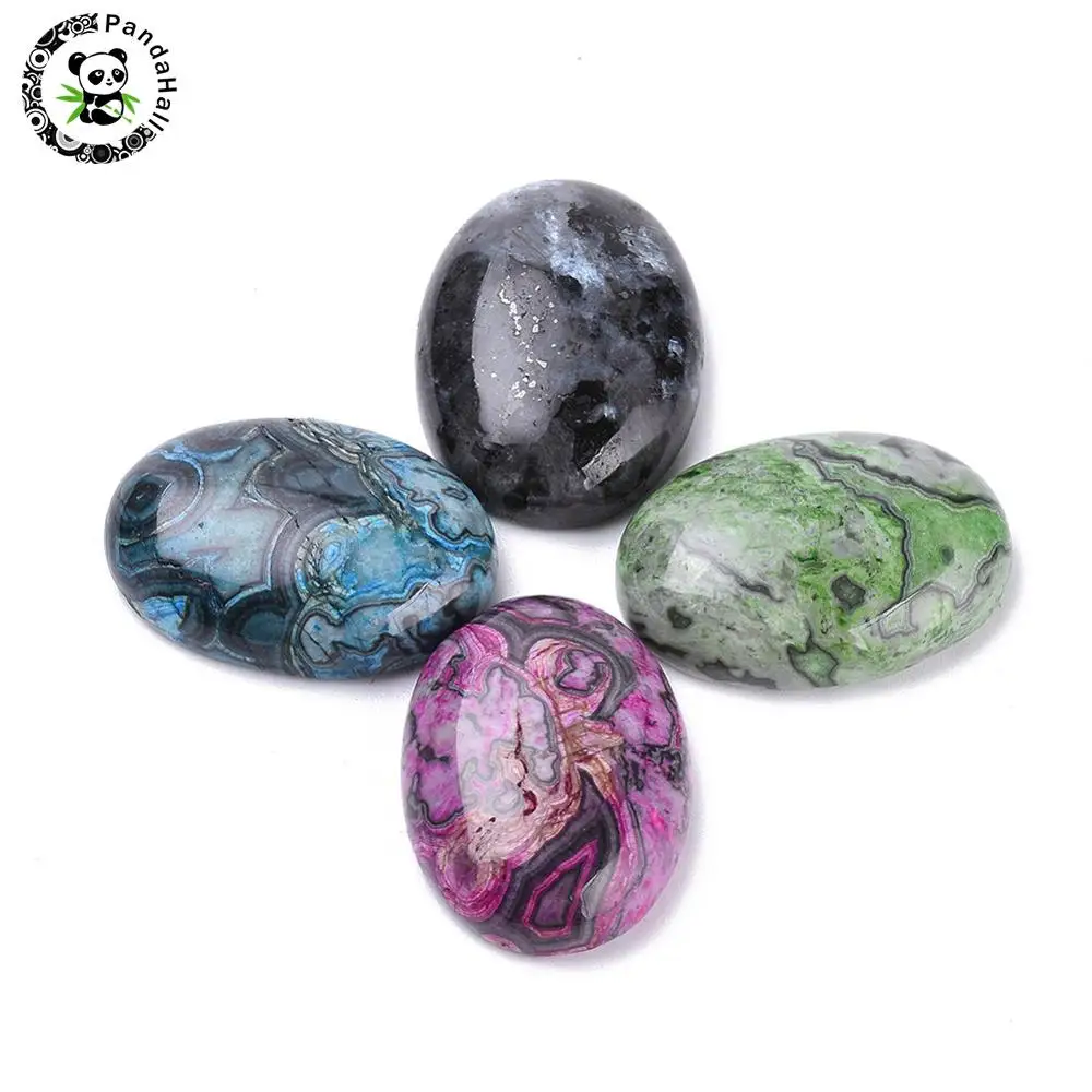 2 шт. овальные натуральные волнистые яшма кабошоны подходят для изготовления