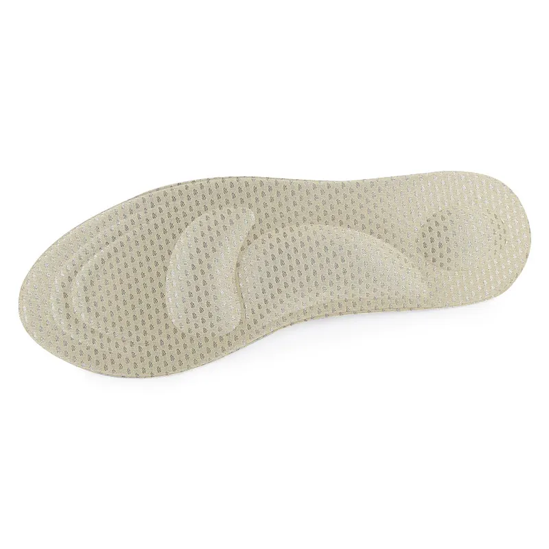 4D grid insole foot sweat absorption breathable deodorant high heels soft sole shock full cushion men sports run | Обувь