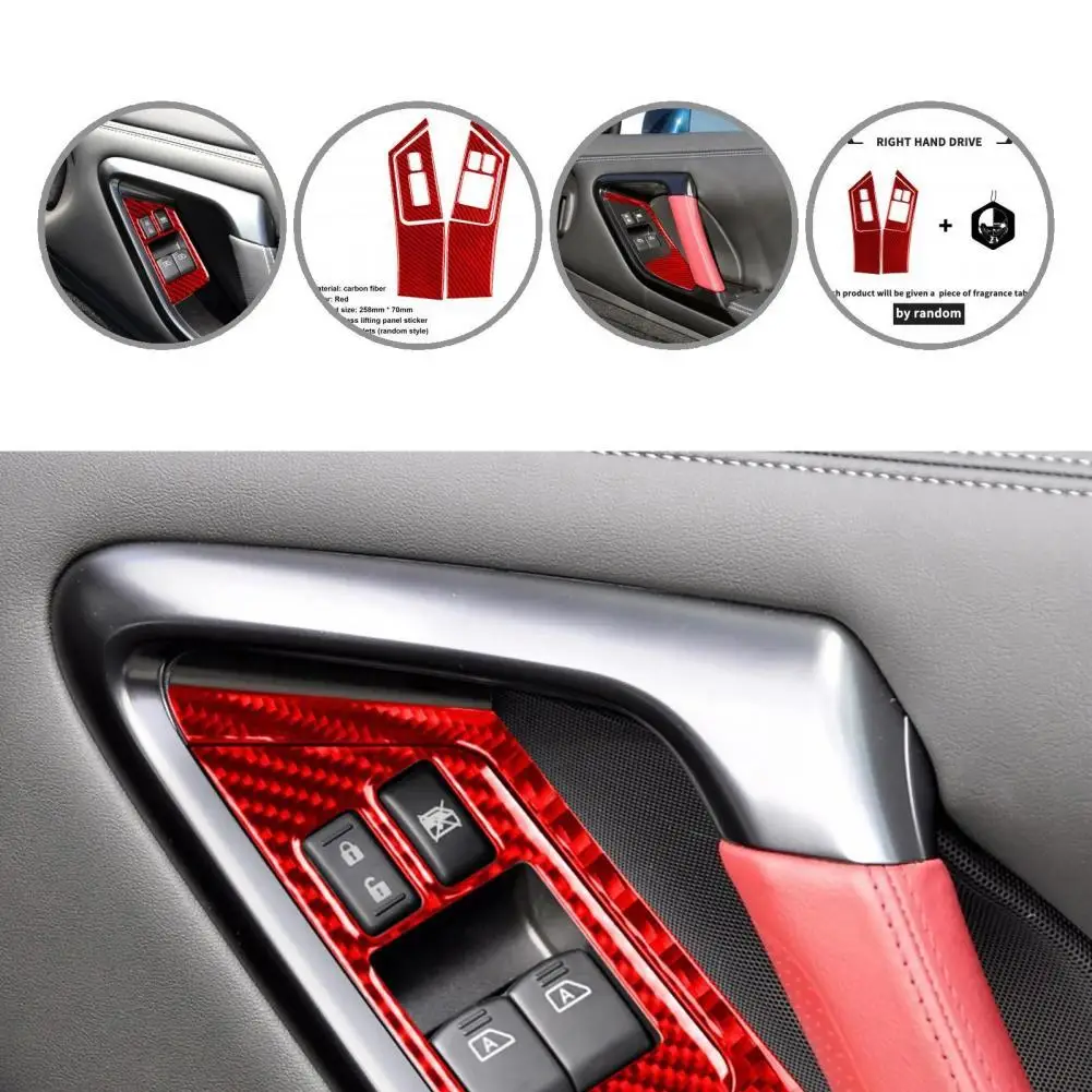 

Anti-scratch UV-proof Carbon Fiber Window Switch Panel Decor Sticker for GTR R35 2008-2016 Right Drive