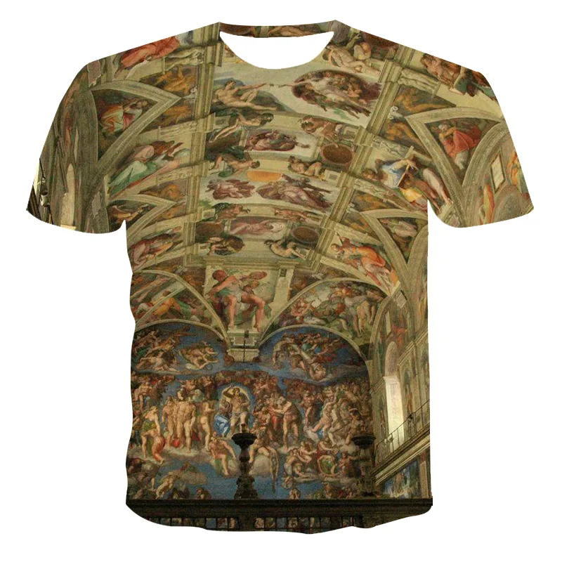 

3D Printing Men'S T-Shirt Round Neck Short Sleeve Sports Fashion Casual Summer Harajuku Clothing XXS-6XL