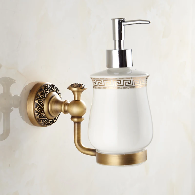 Античный латунный диспенсер для жидкого мыла 300 мл|Дозаторы мыла| |