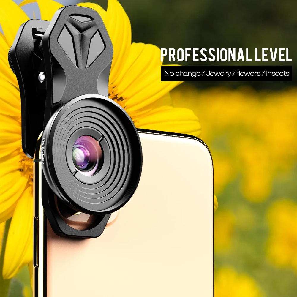 APEXEL HD 10X Супер макрообъектив для телефона камера мобильный iPhone x xs max Samsung s9 s10 Xiaomi
