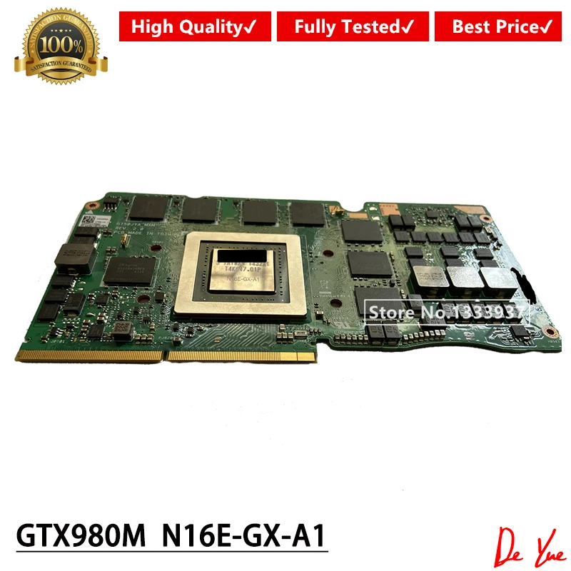 Видеокарта GTX 980M GTX980M N16E-GX-A1 DDR5 8 Гб VGA видеокарта для ASUS G750J G750JY G750JYA 100% | Компьютеры и