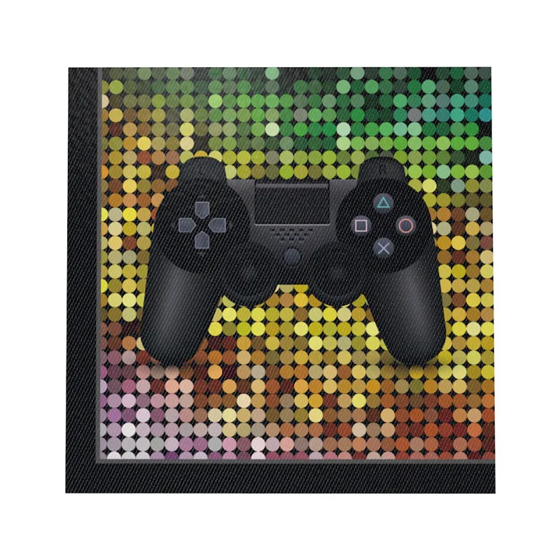 Наборы одноразовой посуды с ручками для игр декоративные салфетки детского дня