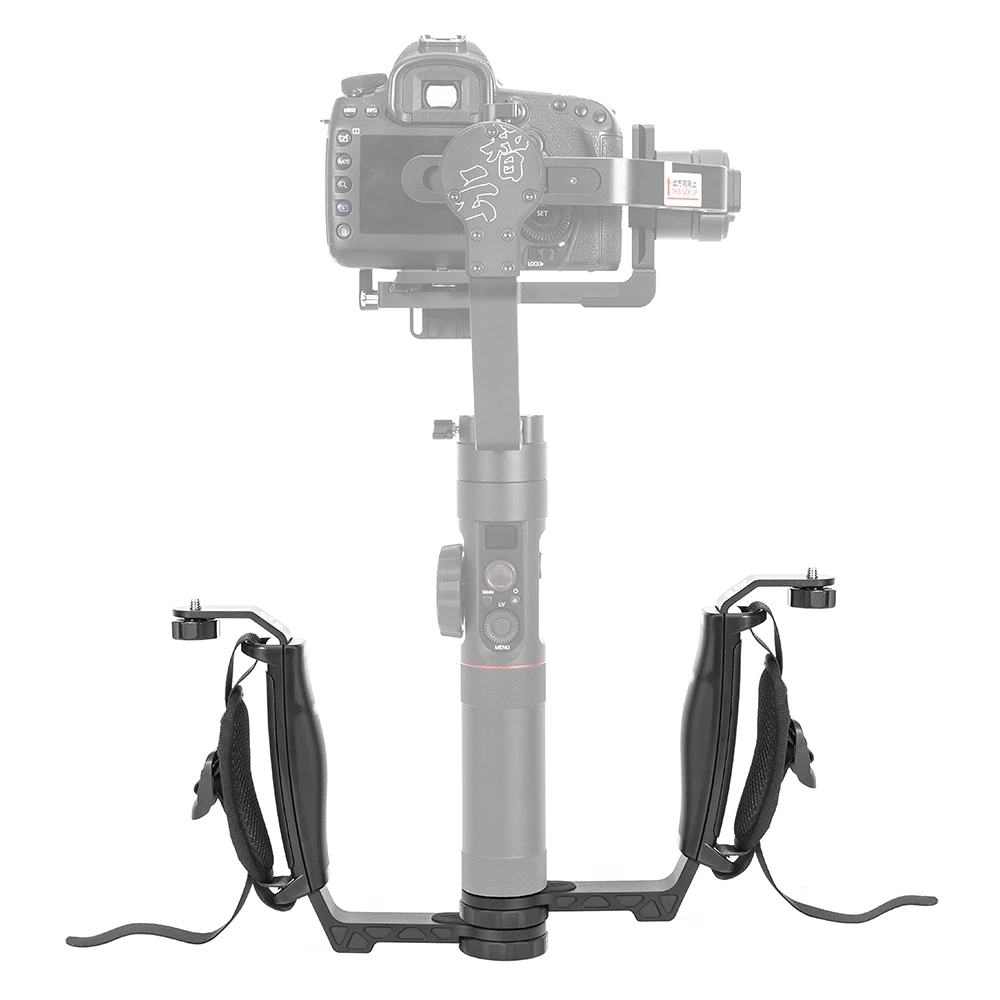 RC запчасти и аксс кран 2 PTZ Gimbal аксессуары L кронштейн Мини двойная ручка держатель