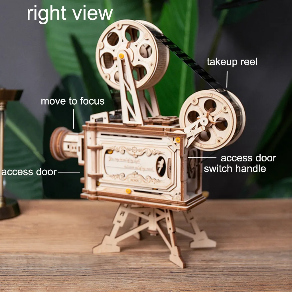 Высокая сложность Изысканная самодельная Творческая 3d деревянная игра в сборе