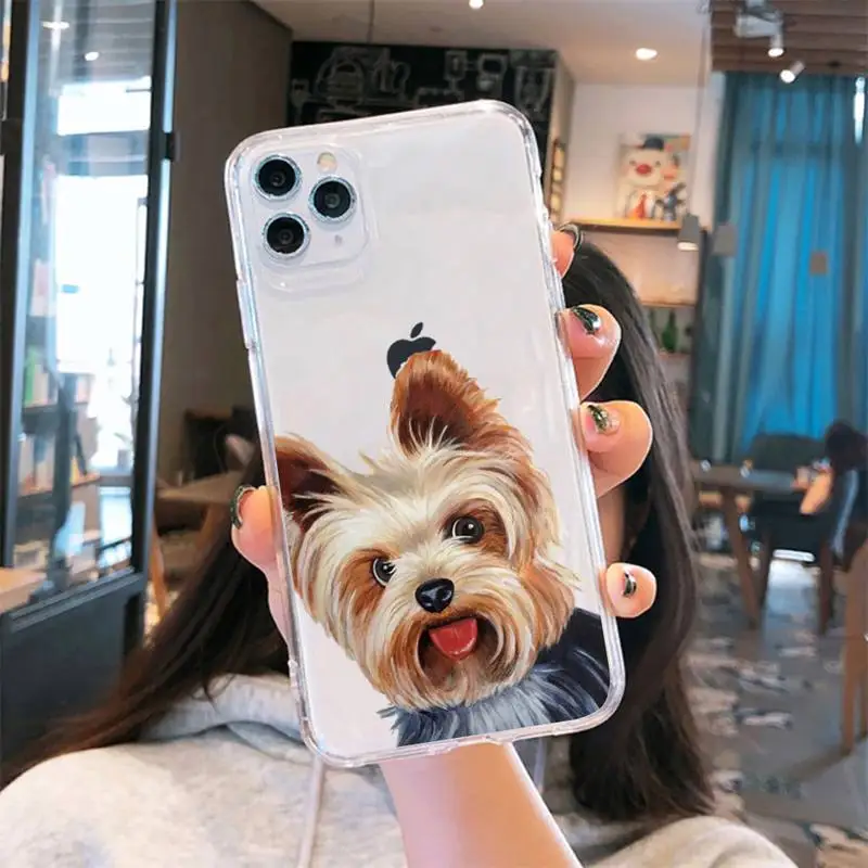 

French Bulldog Pug Dog Cute pet Phone Case Transparent soft For iphone 5 5s 5c se 6 6s 7 8 11 12 plus mini x xs xr pro max