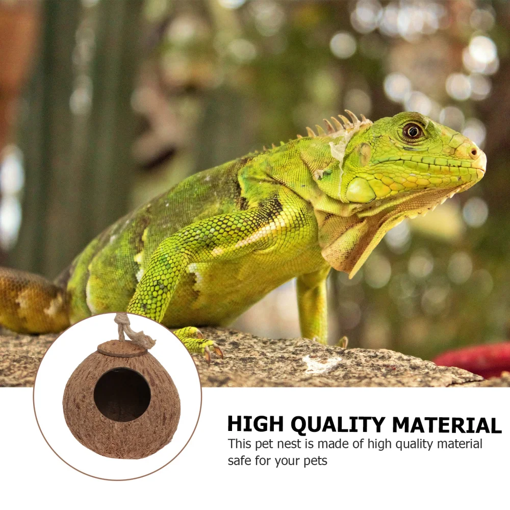 

1Set Natural Soft Climbing Pet Nest Creative Lizard Bed Durable Pet House