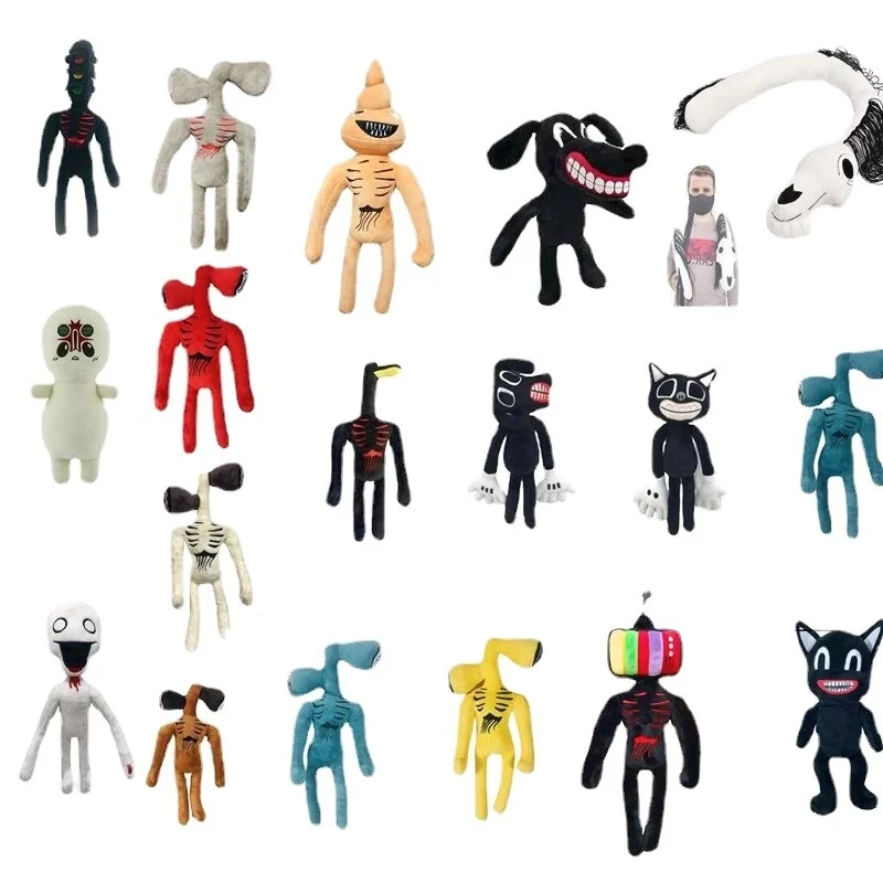 Cabeza de sirena zombies, esqueleto, polic&iacute;as, sirenas, sirenas, peluches, mu&ntilde;ecas, regalo del D&iacute;a de los ni&ntilde;os, f&aacute;brica al por mayor-0