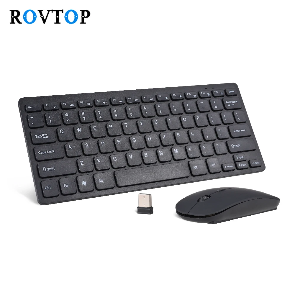 Беспроводная Bluetooth клавиатура с мышью 2 4 ГГц для планшета ноутбука iPad смартфона