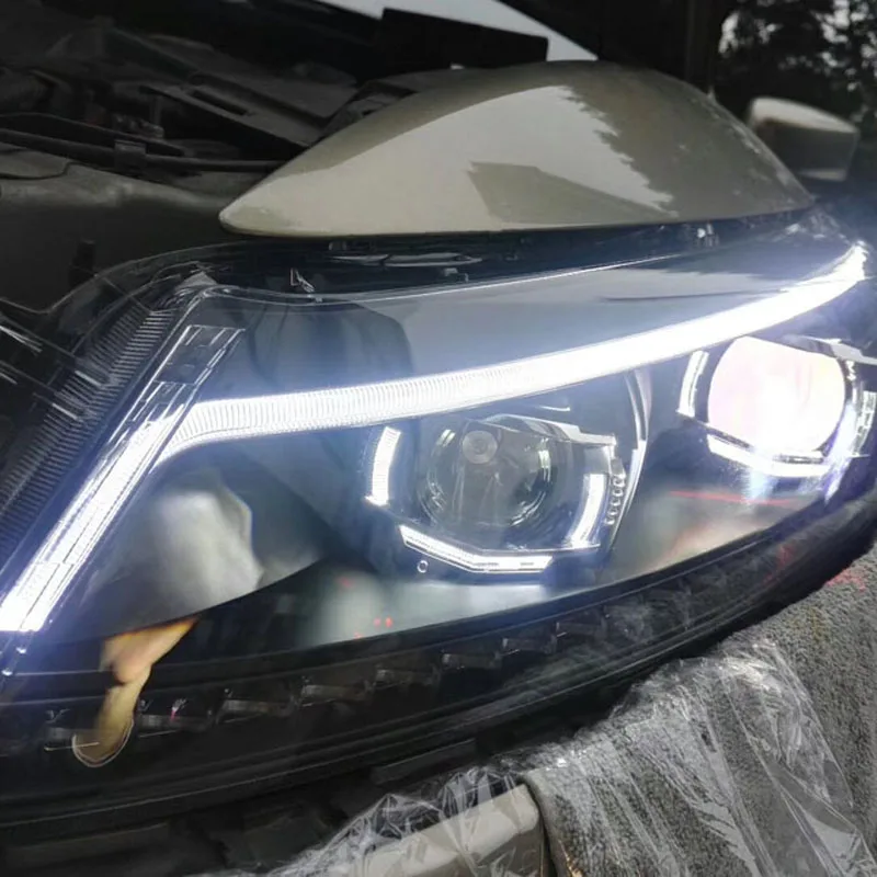 Фары для Honda Accord 2008 2012 фары сборки передние светодиодный фонарь модифицированный