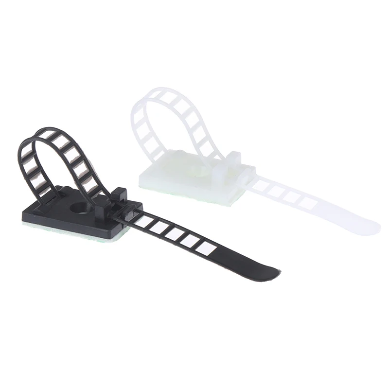 20 шт. Регулируемая кабельная стяжка зажимы для кабеля зажим крепления провода 18