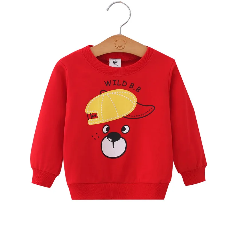 

Toddler Kids Pullover Baby Girl Red Animals Cartoon Sweatshirt Coat Tops Winter Clothing Winter Kids Sweatshirt 73 80 90 100 110