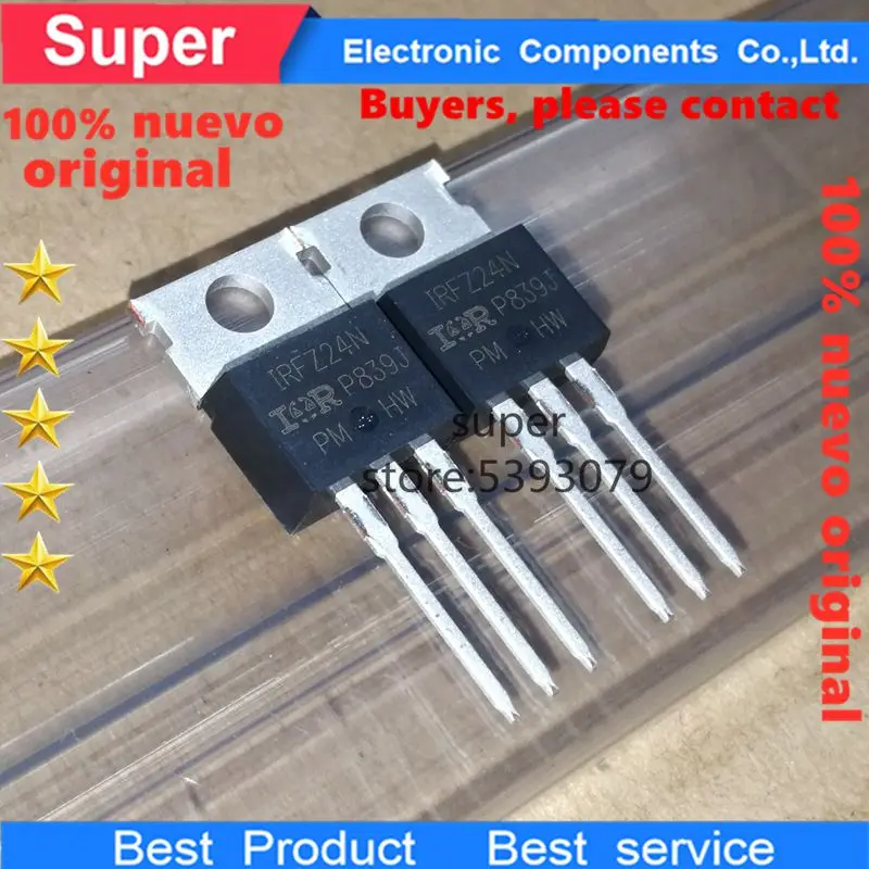 100% nuevo 10 unids/lote MOSFET IRFZ44N IRFZ46N IRFZ48N IRFZ34N IRFZ24N IRFZ44NPBF IRFZ34NPBF IRFZ24NPBF TO 220 оригинал|Аксессуары