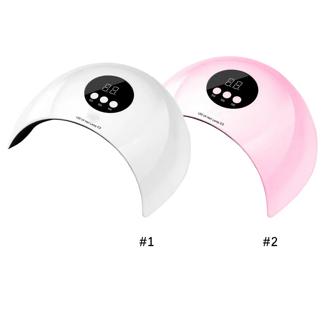 УФ-светодиодный Сушилка для ногтей с инфракрасным датчиком 36/6 Вт 30/60/99 сек 12/3 шт.