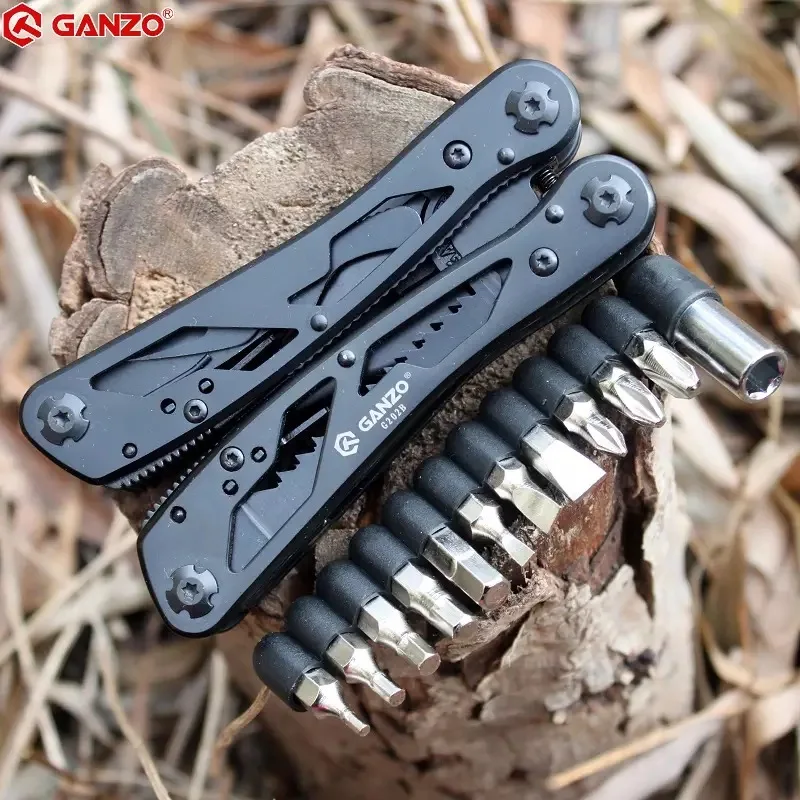 Ganzo G202B Folding Knife Pliers Multi-Tool Self-Defense Tactical Survival Portable Hunting Camping Tent Travel Outdoor Hiking