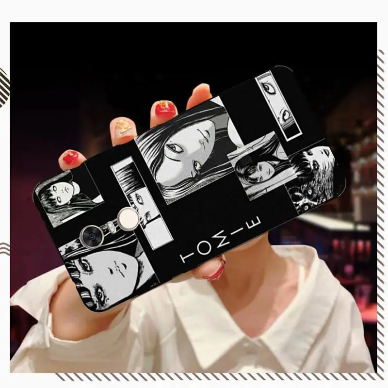 

Anime Japan Junji Ito Tees Horror Phone Case for Redmi 5 6 7 8 9 A 5plus K20 4X S2 GO 6 K30 pro