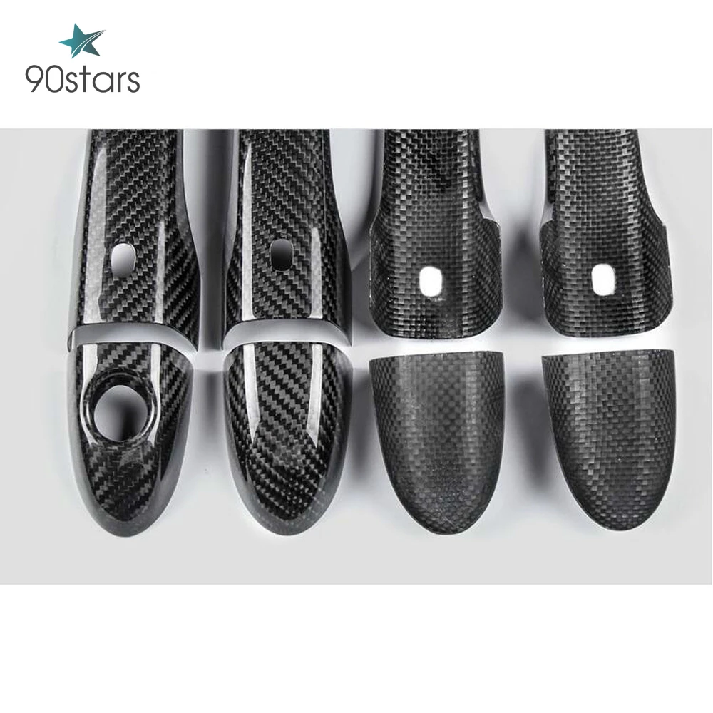 Высокое качество 100% Настоящее углеродное волокно авто наружная дверная ручка