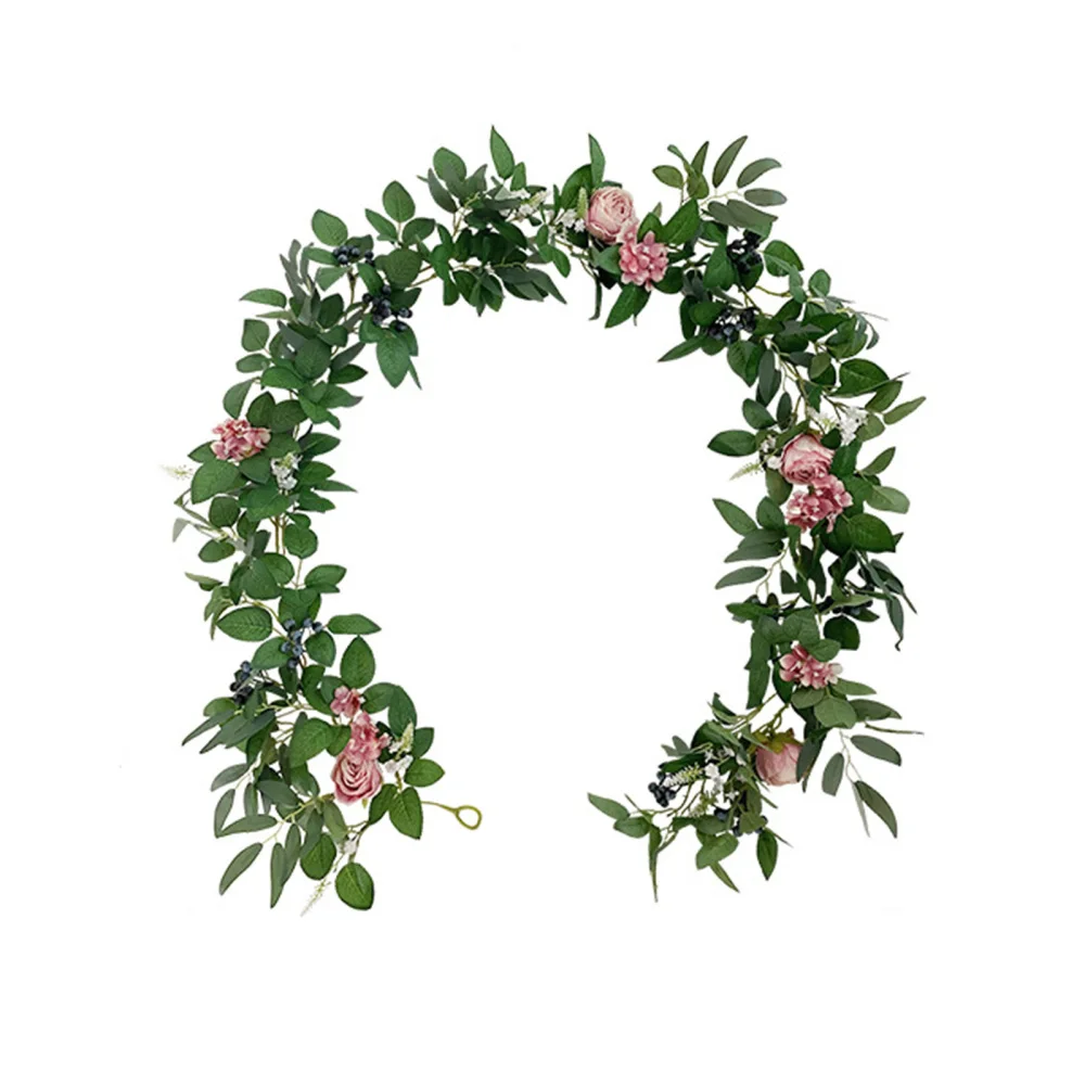 

Искусственные цветы, искусственная лоза, шелковая ткань, подвесная дверь, Настенная подвеска, 19 см * 2 м, искусственная лоза