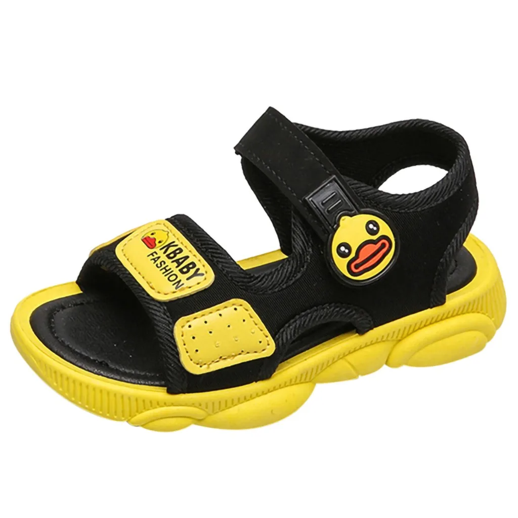 Сандалии для мальчиков 2019 г. сандалии и девочек милые пляжные спортивные с